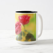 Rose Kaffee Tasse (VorderseiteRechts)