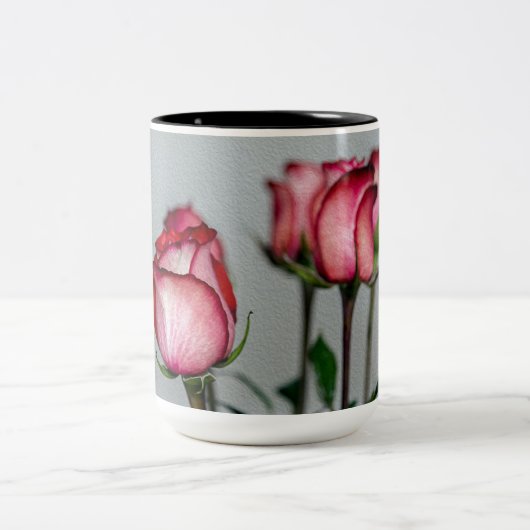 Rose Kaffee Tasse (Mittel)