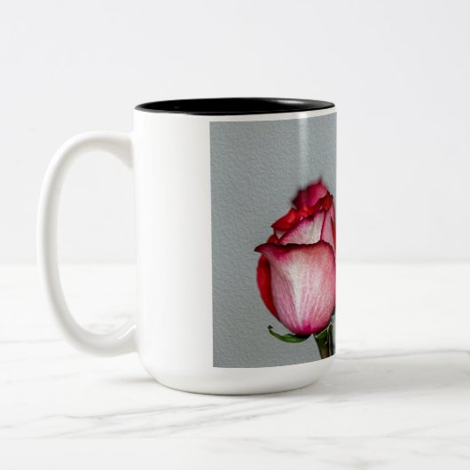 Rose Kaffee Tasse (Links)