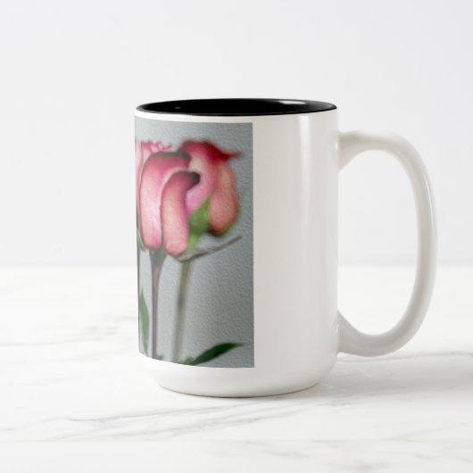 Rose Kaffee Tasse (Rechts)