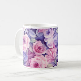 Rose Kaffee Tasse