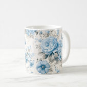 Rose Kaffeetasse (VorderseiteRechts)