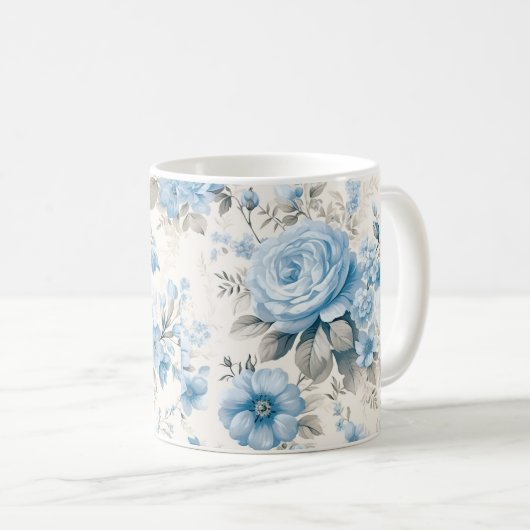 Rose Kaffeetasse (VorderseiteRechts)