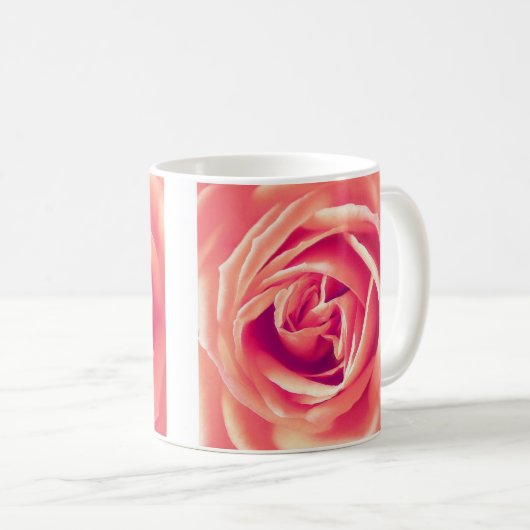 Rose Kaffeetasse (VorderseiteRechts)