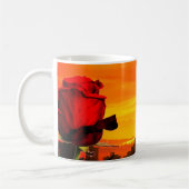 Rose Kaffeetasse (Links)