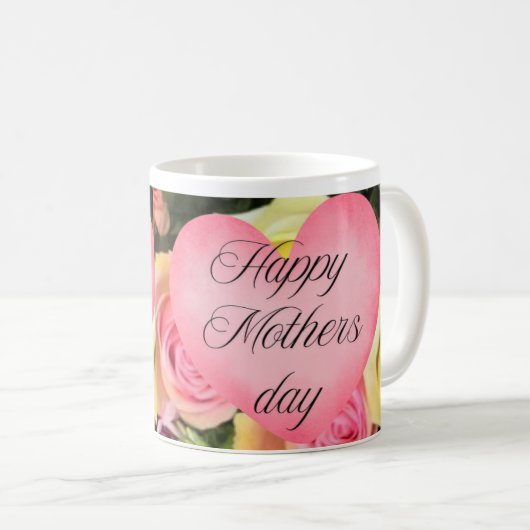 Rose Kaffeetasse (VorderseiteRechts)