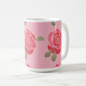 Rose Kaffeetasse (VorderseiteRechts)