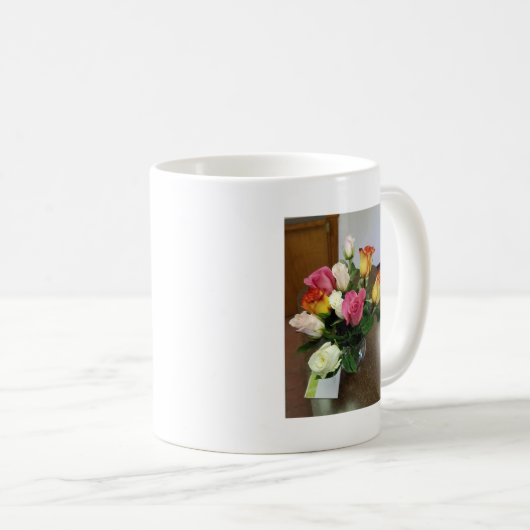 Rose Kaffeetasse (VorderseiteRechts)