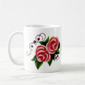 Rose Kaffeetasse (Links)