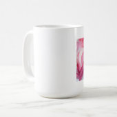 Rose Kaffeetasse (Vorderseite Links)