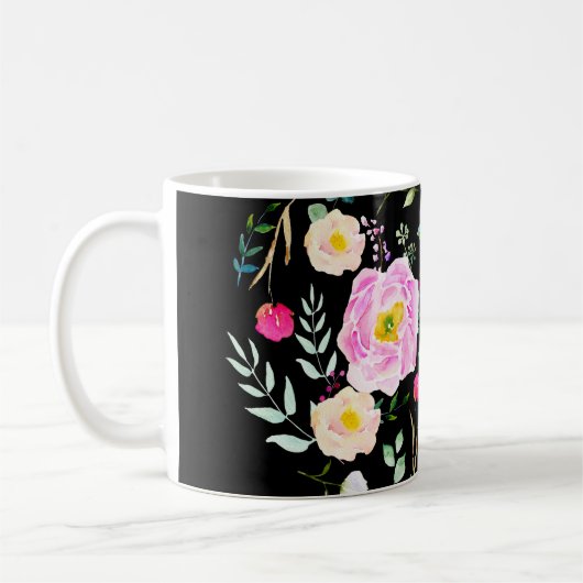 Rose Kaffeetasse (Links)
