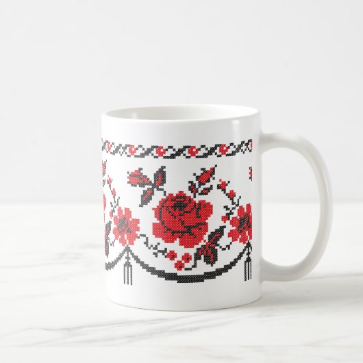 Rose Kaffeetasse (Rechts)