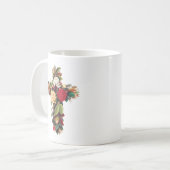 Rose Kaffeetasse (Vorderseite Links)