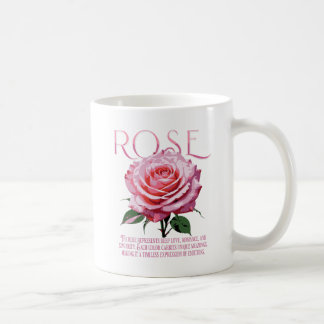 Rose Kaffeetasse