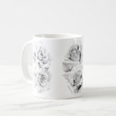Rose Kaffeetasse (Vorderseite Links)