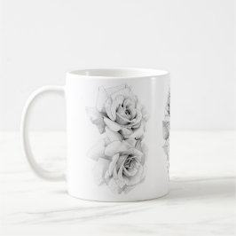 Rose Kaffeetasse