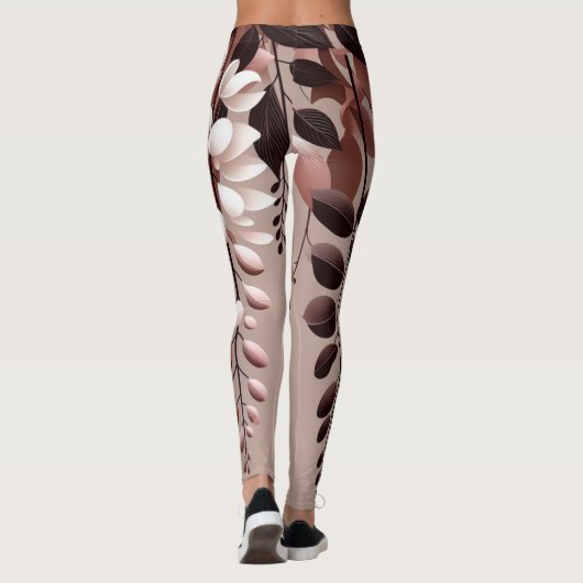 Rose Kakao Leggings (Rückseite)