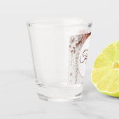 Rose Kakao Schnapsglas (Links)