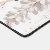 Rose Kakao Schreibtischunterlage (Ecke)