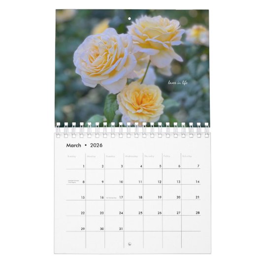 Rose Kalender (Mär 2026)
