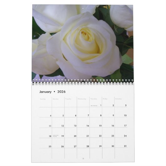 Rose Kalender (Jan 2026)