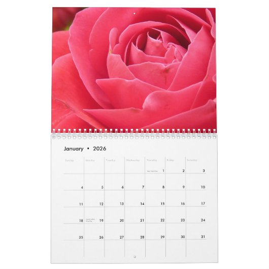 Rose - Kalender 2023 (Jan 2026)