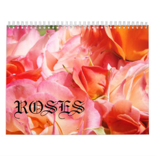 Rose Kalender benutzerdefinierte Fotografie Blumen