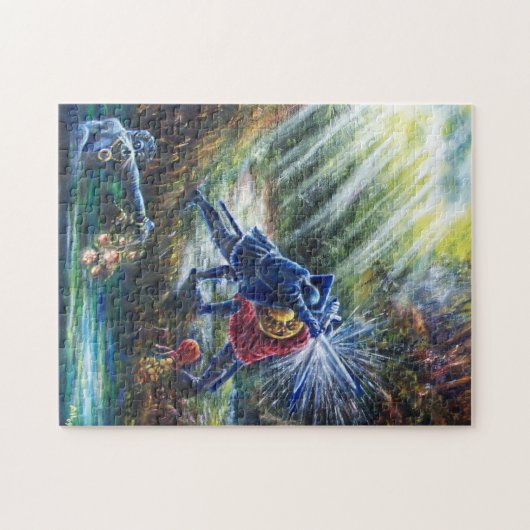 ROSE Kämpfe gegen Ritter, Geld und Teufel Puzzle (Horizontal)