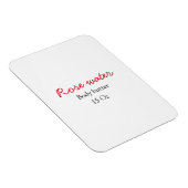 Rose Karosseriebutter Ihren Textnamen Eigengewicht Magnet (Rechte Seite)