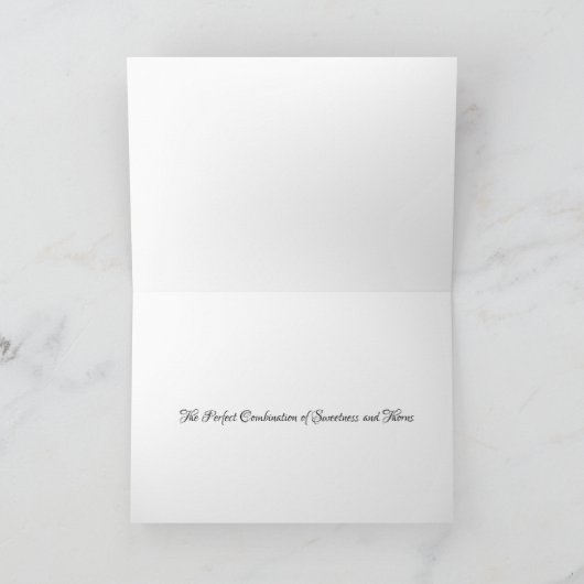 Rose Karte (Innenseite)