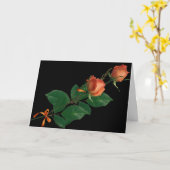 Rose Karte (Gelbe Blume)