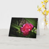 Rose, Karte (Gelbe Blume)