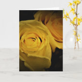 Rose, Karte (Gelbe Blume)