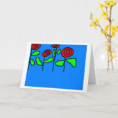 Rose Karte (Gelbe Blume)