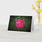 Rose, Karte (Gelbe Blume)