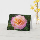 Rose Karte (Gelbe Blume)