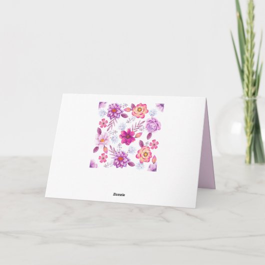 Rose Karte (Rückseite)