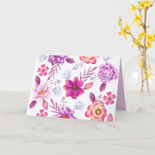 Rose Karte (Gelbe Blume)