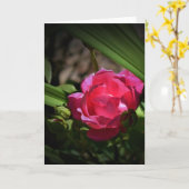 Rose, Karte (Gelbe Blume)