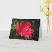 Rose, Karte (Gelbe Blume)