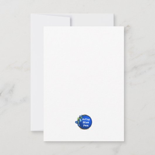 Rose Karte (Rückseite)