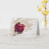 Rose Karte (Gelbe Blume)