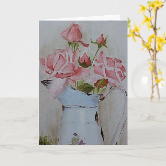 Rose Karte (Gelbe Blume)