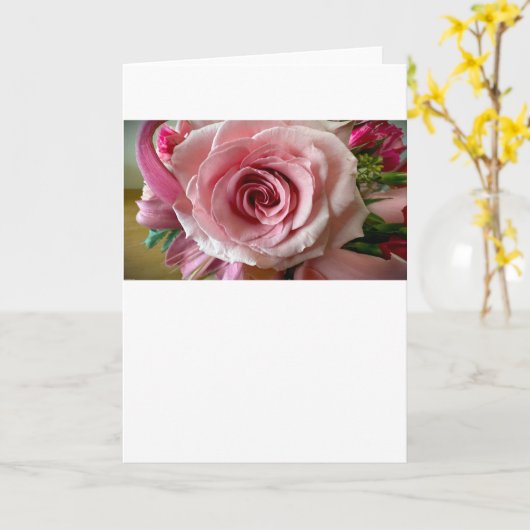 Rose, Karte (Gelbe Blume)