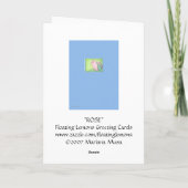 Rose Karte (Rückseite)