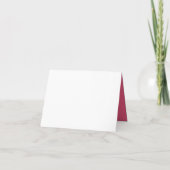 Rose Karten Personalisierte Rose Hochzeit Einladun (Rückseite)