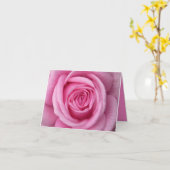 Rose Karten Rosa Blume Benutzerdefinierte Grußkart (Gelbe Blume)