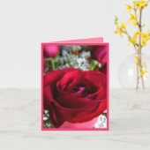 Rose Karten Rote Blume Benutzerdefinierte Grußkart (Gelbe Blume)