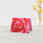 Rose Karten Rote Blume Benutzerdefinierte Grußkart (Gelbe Blume)