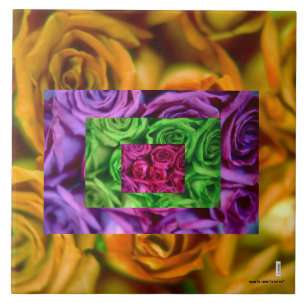 Rose Keramik Fliese